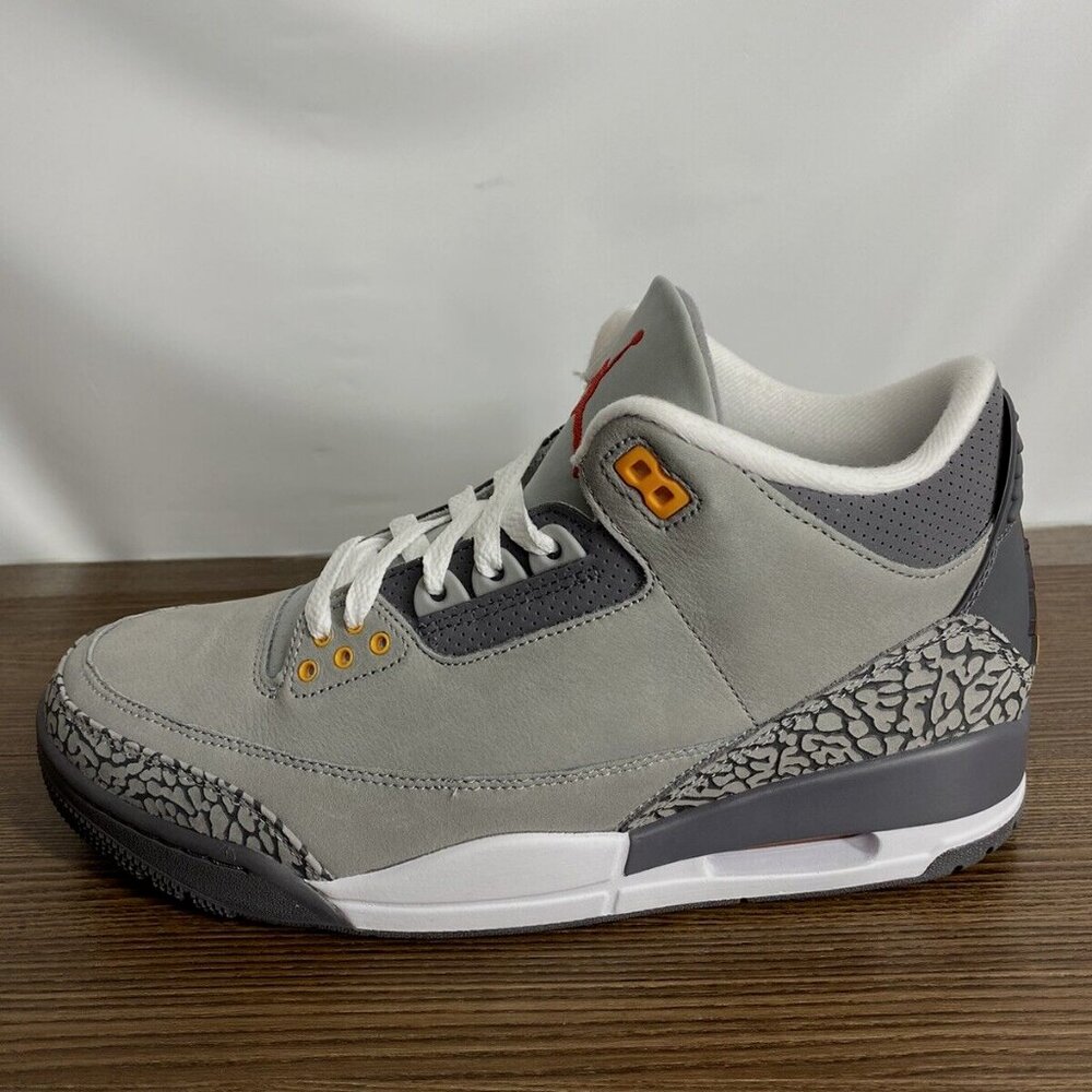 Nike Air Jordan 3 Cool Grey Men’s Size 10 Retro 2021 Basketball Shoes CT8532-01
